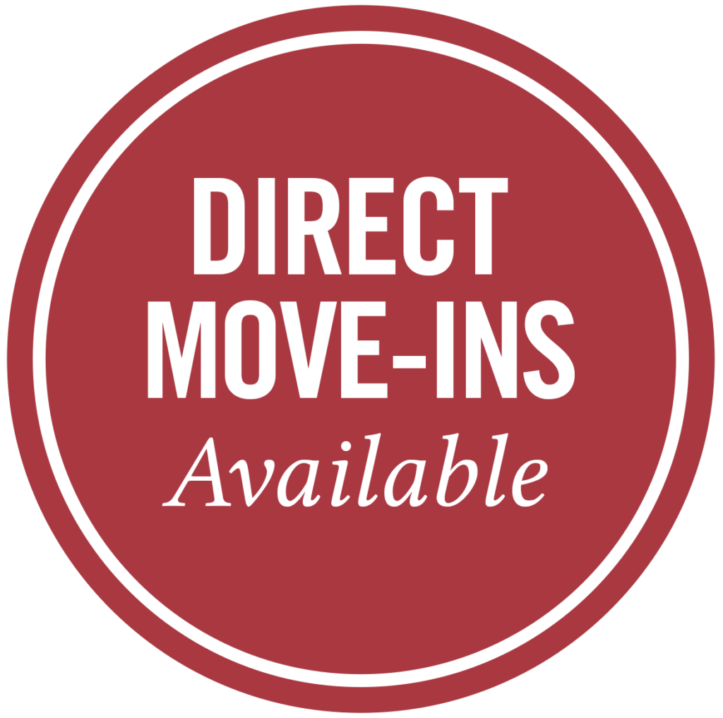 direct move ins available