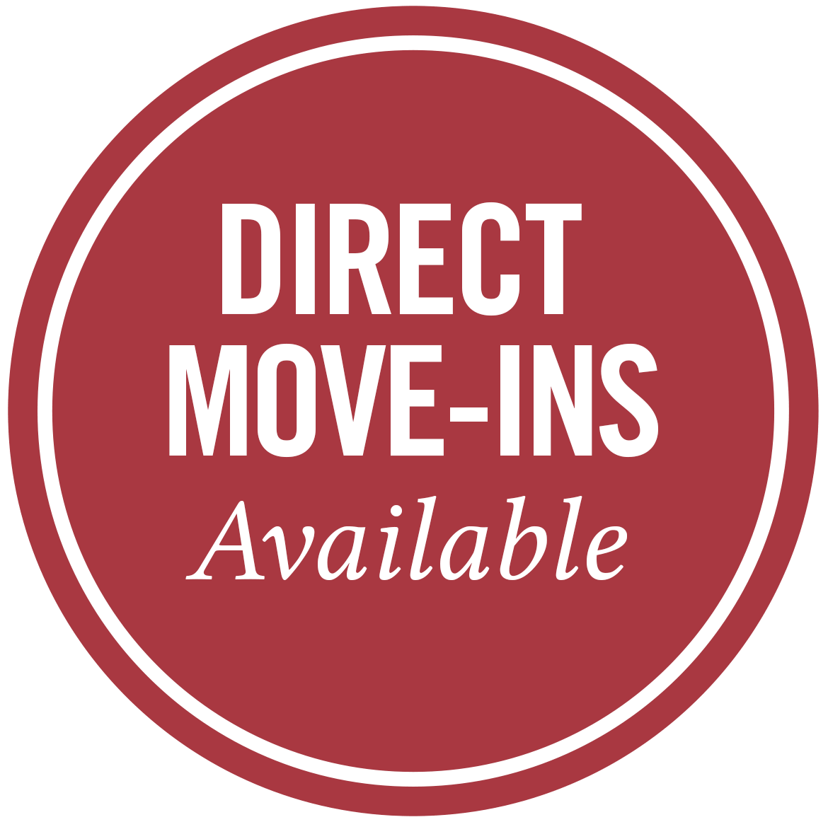 direct move ins available