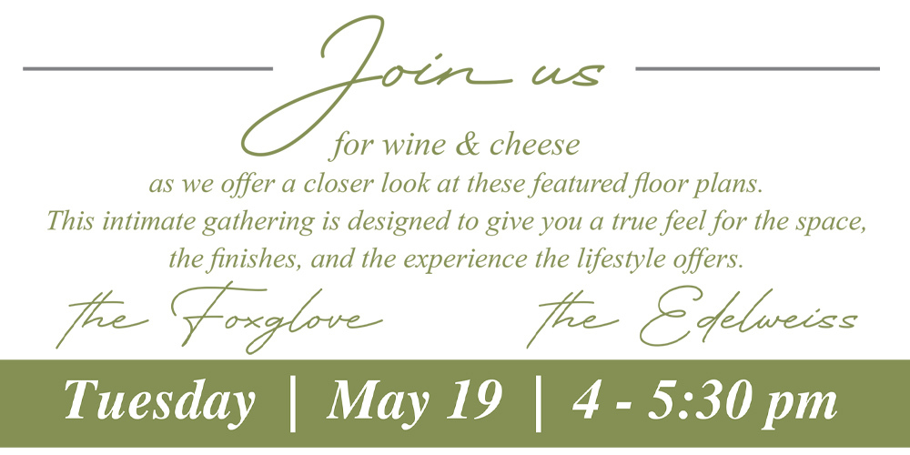Wine and Cheese event flyer