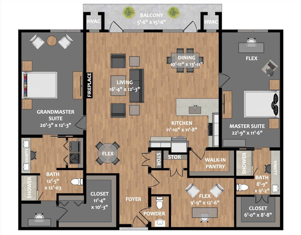 The Wisteria Floor Plan