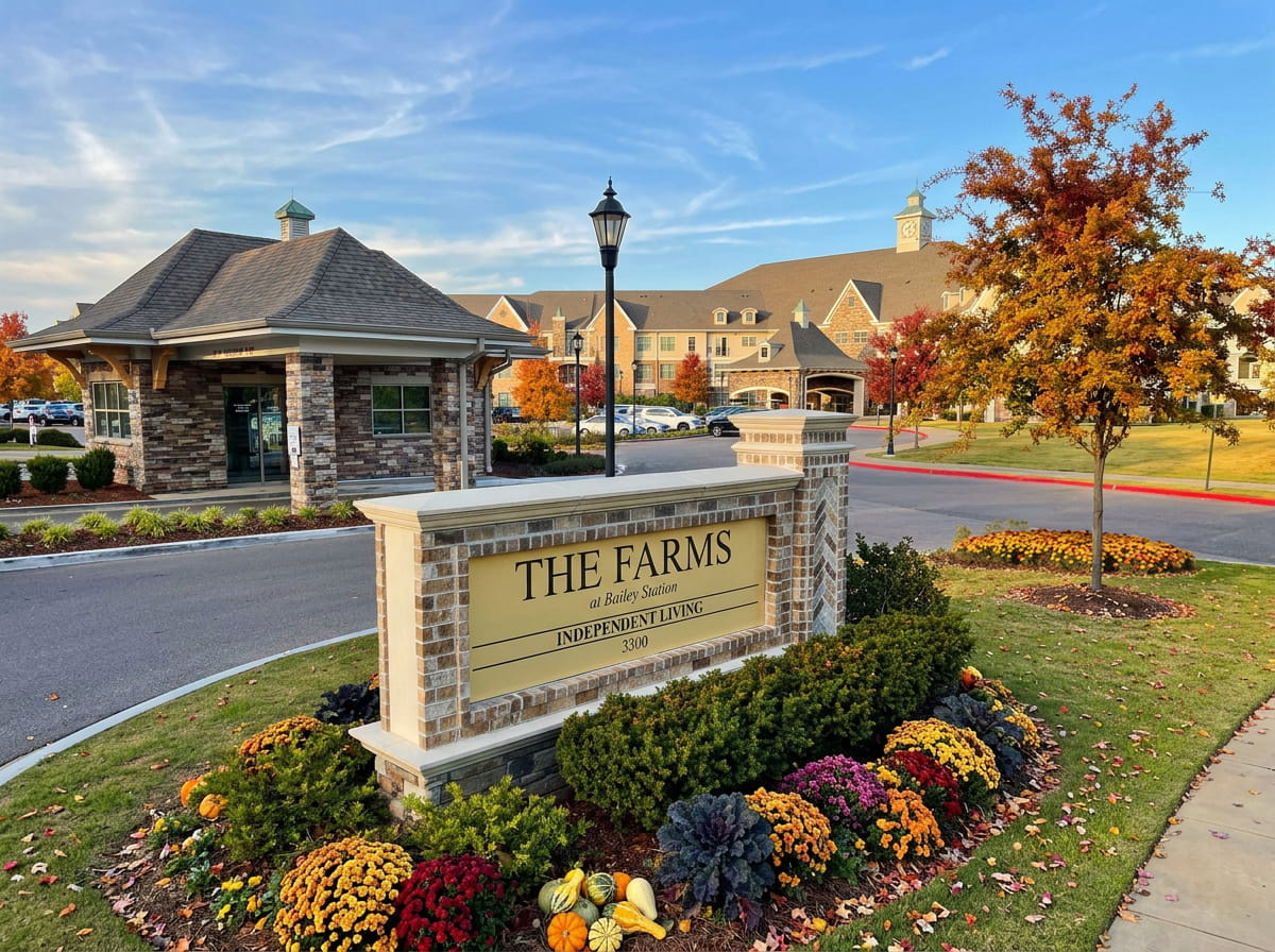 the farms entrance